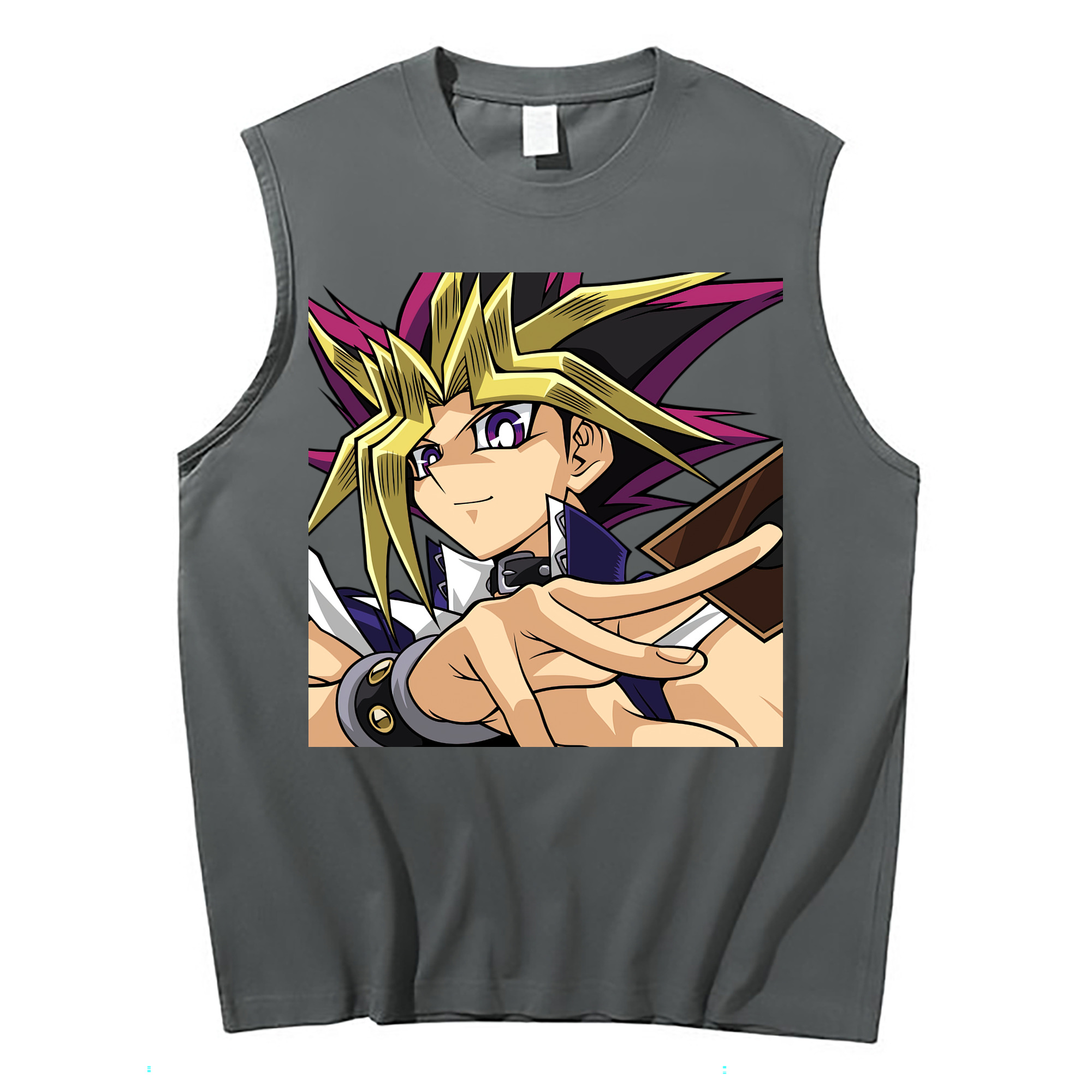 （画像用） 遊☆戯☆王 Yu-Gi-Oh! コットン100％タンクトップ（フロントプリント）